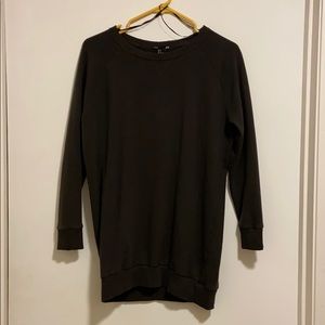 H&M Deep Olive Green Long Sweater
